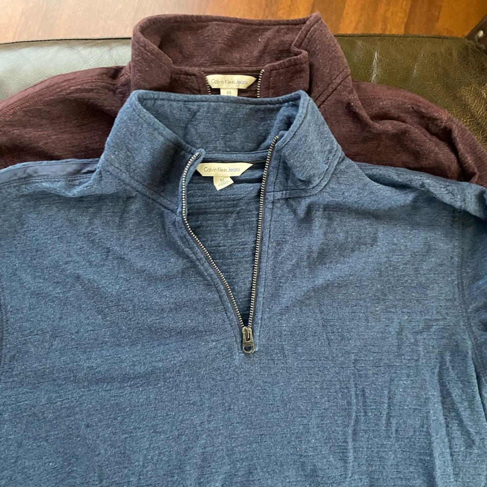 Calvin Klein 1/4 zip sweaters